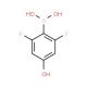 2,6-Difluoro-4-hydroxyphenylboronic acid (CAS 957065-87-1) - chemical structure image