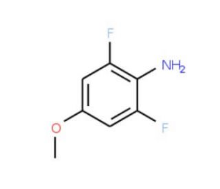 2,6-Difluoro-4-methoxyaniline (CAS 151414-47-0) - chemical structure image