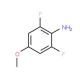 2,6-Difluoro-4-methoxyaniline 的分子结构, CAS编号: 151414-47-0 2,6-Difluoro-4-methoxyaniline (CAS 151414-47-0) - chemical structure image