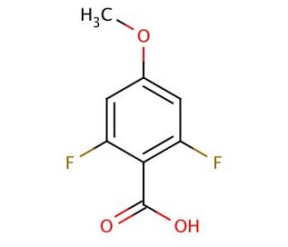 2,6-Difluoro-4-methoxybenzoic acid (CAS 123843-65-2) - chemical structure image