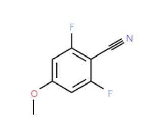 2,6-Difluoro-4-methoxybenzonitrile (CAS 123843-66-3) - chemical structure image