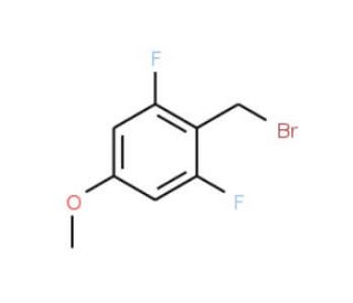 2,6-Difluoro-4-methoxybenzyl bromide (CAS 94278-68-9) - chemical structure image
