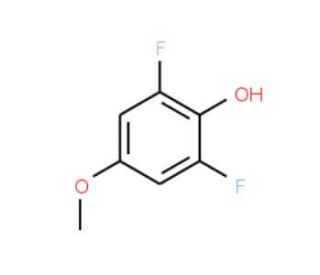 2,6-Difluoro-4-methoxyphenol (CAS 886498-93-7) - chemical structure image