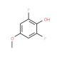 2,6-Difluoro-4-methoxyphenol (CAS 886498-93-7) - chemical structure image
