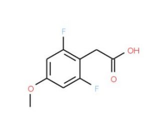 2,6-Difluoro-4-methoxyphenylacetic acid - chemical structure image