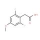 2,6-Difluoro-4-methoxyphenylacetic acid - chemical structure image