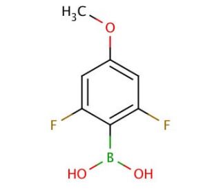 2,6-Difluoro-4-methoxyphenylboronic acid (CAS 406482-20-0) - chemical structure image