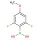 2,6-Difluoro-4-methoxyphenylboronic acid (CAS 406482-20-0) - chemical structure image