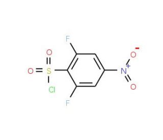 2,6-difluoro-4-nitrobenzene-1-sulfonyl chloride - chemical structure image