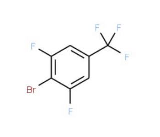 2,6-Difluoro-4-(trifluoromethyl)bromobenzene (CAS 499238-36-7) - chemical structure image