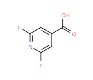2,6-Difluoro-isonicotinic acid (CAS 88912-23-6) - chemical structure image