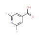 2,6-Difluoro-isonicotinic acid (CAS 88912-23-6) - chemical structure image