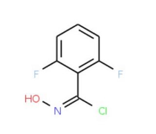 2,6-Difluoro-N-hydroxybenzenecarboximidoylchloride (CAS 118591-69-8) - chemical structure image