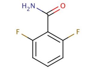 2,6-Difluorobenzamide (CAS 18063-03-1) - chemical structure image