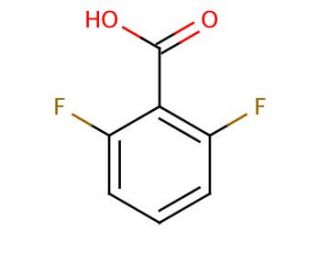 2,6-Difluorobenzoic acid (CAS 385-00-2) - chemical structure image