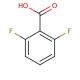 2,6-Difluorobenzoic acid (CAS 385-00-2) - chemical structure image