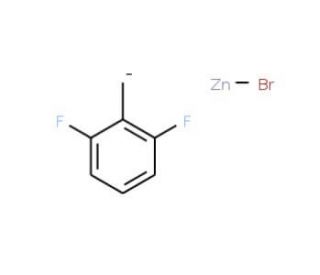 2,6-Difluorobenzylzinc bromide solution (CAS 307496-33-9) - chemical structure image