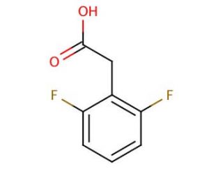 2,6-Difluorophenylacetic acid (CAS 85068-28-6) - chemical structure image