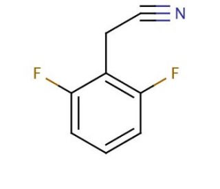 2,6-Difluorophenylacetonitrile (CAS 654-01-3) - chemical structure image