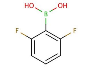 2,6-Difluorophenylboronic acid (CAS 162101-25-9) - chemical structure image