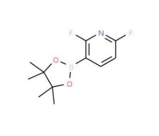 2,6-Difluoropyridine-3-boronic acid pinacol ester (CAS 1072945-00-6) - chemical structure image