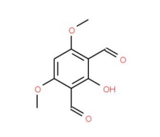 2,6-Diformyl-3,5-dimethoxyphenol (CAS 125666-65-1) - chemical structure image