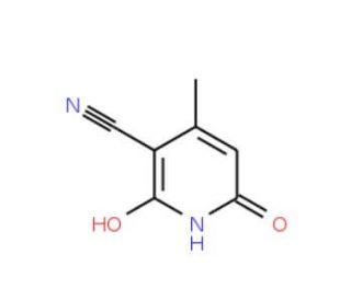 2,6-Dihydroxy-4-methylnicotinonitrile (CAS 5444-02-0) - chemical structure image