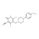 2,6-Dihydroxy-5-{[4-(4-methoxyphenyl)piperazino]-methyl}-4-methylnicotinonitrile - chemical structure image