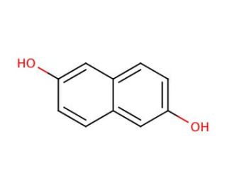 2,6-Dihydroxynaphthalene (CAS 581-43-1) - chemical structure image
