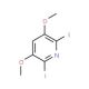 2,6-Diiodo-3,5-dimethoxypyridine (CAS 1131335-49-3) - chemical structure image