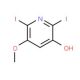 2,6-Diiodo-5-methoxypyridin-3-ol (CAS 1087659-27-5) - chemical structure image