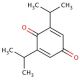 2,6-Diisopropyl-1,4-benzoquinone (CAS 1988-11-0) - chemical structure image