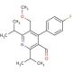 2,6-Diisopropyl-4-(4-fluorophenyl)-5-methoxymethylpyridine-3-carboxaldehyde (CAS 169196-11-6) - chemical structure image