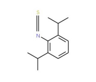 2,6-Diisopropylphenyl isothiocyanate (CAS 25343-70-8) - chemical structure image