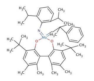 2,6-Diisopropylphenylimido-neophylidene[(S)-(&minus;)-BIPHEN]molybdenum(VI) (CAS 205815-80-1) - chemical structure image