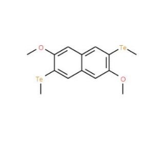 2,6-Dimethoxy-3,7-bis(methyltelluro)-naphthalene (CAS 136559-38-1) - chemical structure image