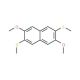 2,6-Dimethoxy-3,7-bis(methylthio)-naphthalene (CAS 136559-34-7) - chemical structure image