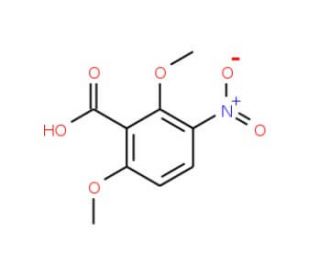 2,6-Dimethoxy-3-nitrobenzoic acid (CAS 55776-17-5) - chemical structure image