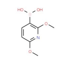 2,6-Dimethoxy-3-pyridineboronic acid (CAS 221006-70-8) - chemical structure image