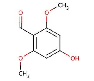 2,6-Dimethoxy-4-hydroxybenzaldehyde (CAS 22080-96-2) - chemical structure image