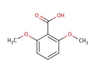 2,6-Dimethoxybenzoic acid (CAS 1466-76-8) - chemical structure image