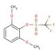 2,6-Dimethoxyphenyl trifluoromethanesulfonate (CAS 60319-07-5) - chemical structure image