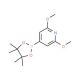 2,6-Dimethoxypyridine-4-boronic acid, pinacol ester (CAS 1150561-54-8) - chemical structure image