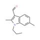 2,6-Dimethyl-1-propyl-1H-indole-3-carbaldehyde - chemical structure image