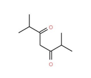 2,6-Dimethyl-3,5-heptanedione (CAS 18362-64-6) - chemical structure image