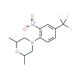 2,6-Dimethyl-4-[(2-nitro-4-(trifluoromethyl)-phenyl]morpholine - chemical structure image