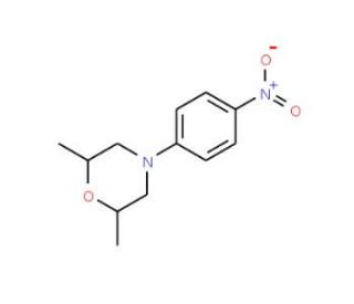2,6-Dimethyl-4-(4-nitrophenyl)morpholine - chemical structure image