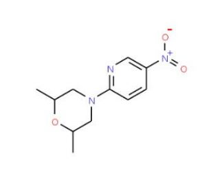 2,6-dimethyl-4-(5-nitropyridin-2-yl)morpholine - chemical structure image