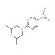 2,6-dimethyl-4-(5-nitropyridin-2-yl)morpholine - chemical structure image
