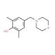 2,6-dimethyl-4-(morpholin-4-ylmethyl)phenol (CAS 21894-01-9) - chemical structure image